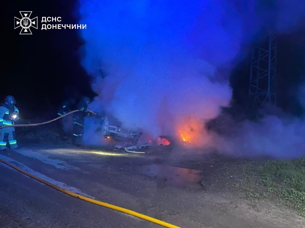 У Краматорську згоріла дев'ятка