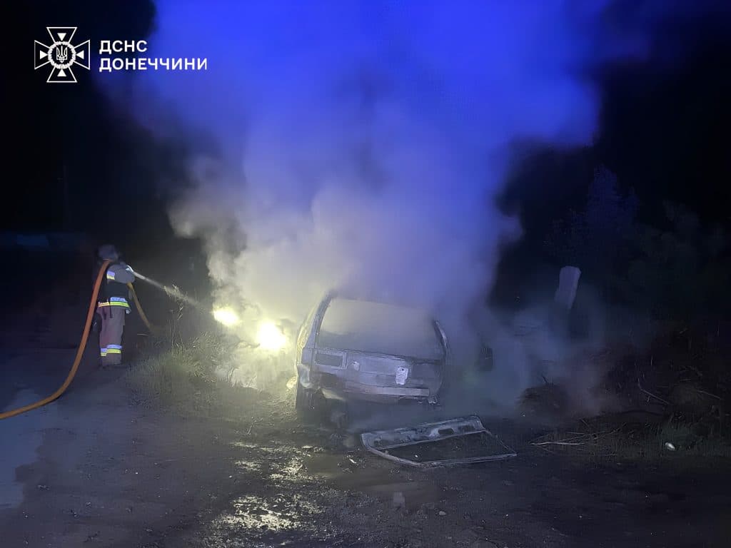 У Краматорську згоріла дев'ятка