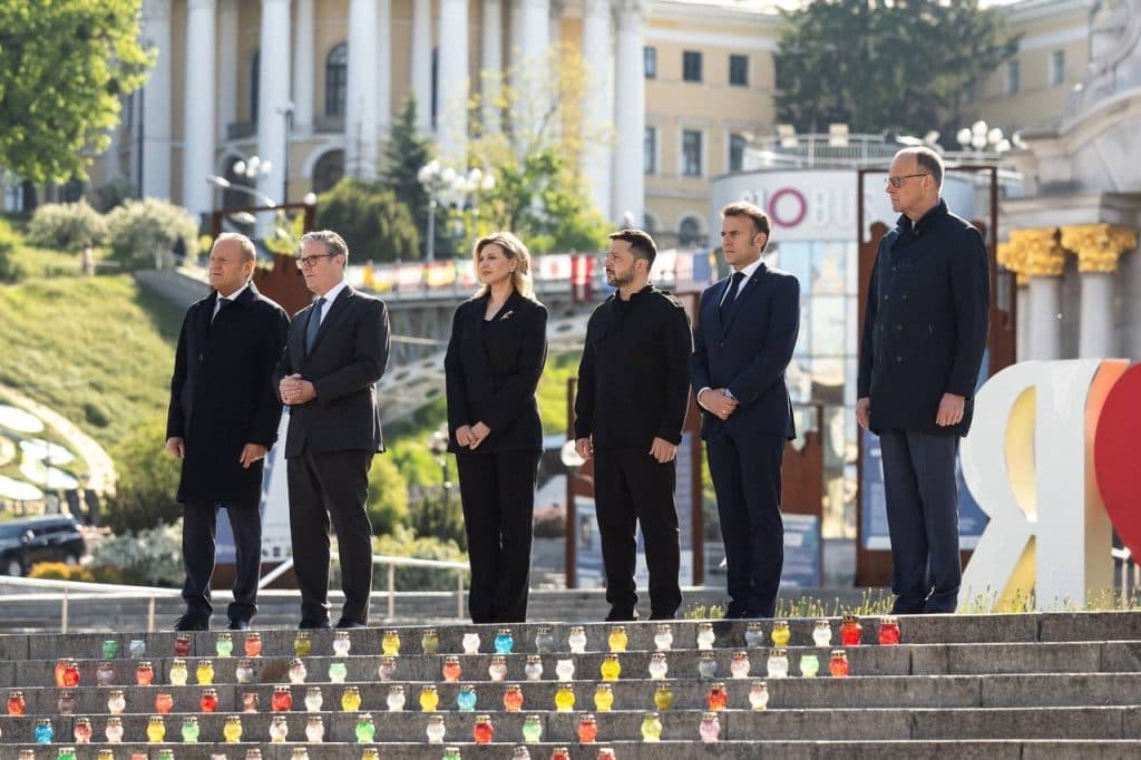 Європейські лідери та зеленські