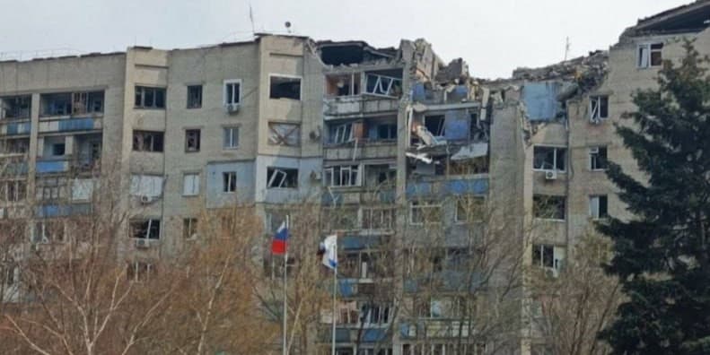 лисичанськ, зруйнований будинок