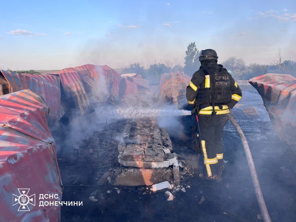 обстрелы донетчины