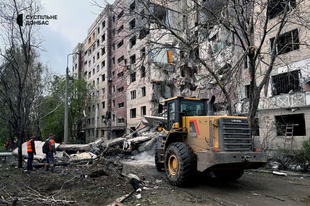 удар по константиновке