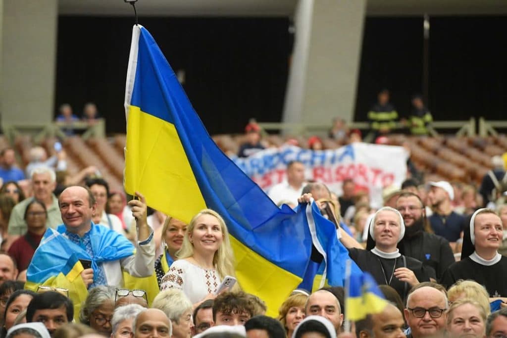 українці на зустрічі з Папою Римським