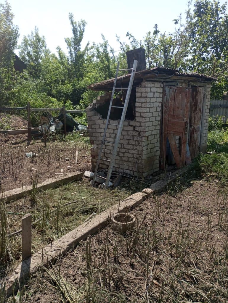 Из-за российских артиллерийских обстрелов Константиновки у себя дома погиб человек