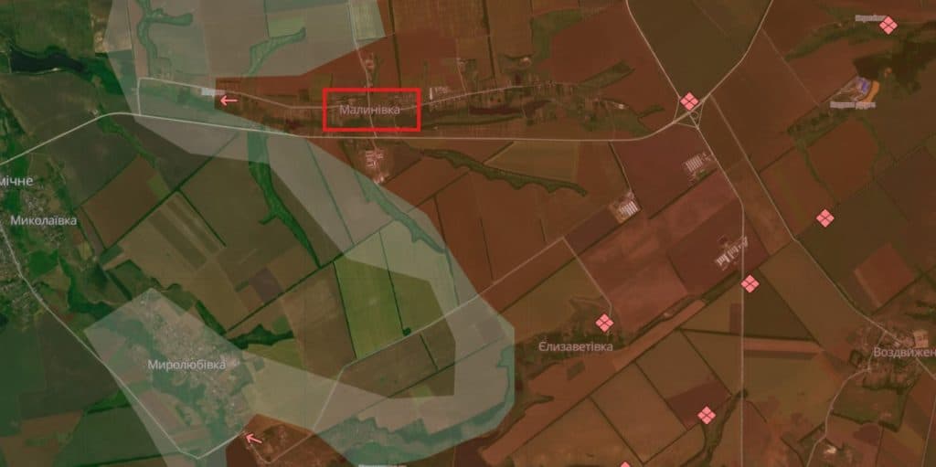 Малиновка, deepstatemap.live