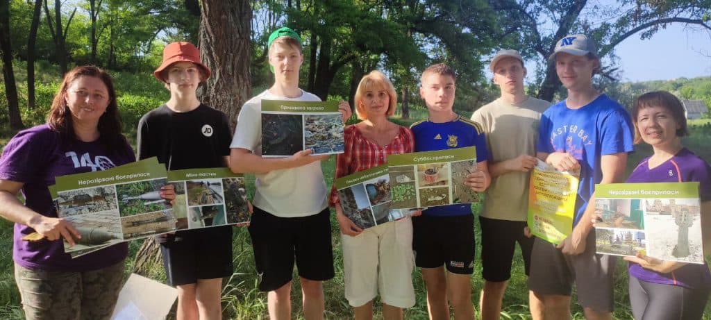 Навчання з мінної безпеки для ВПО: вже проведено 15 заходів у Дніпропетровській області