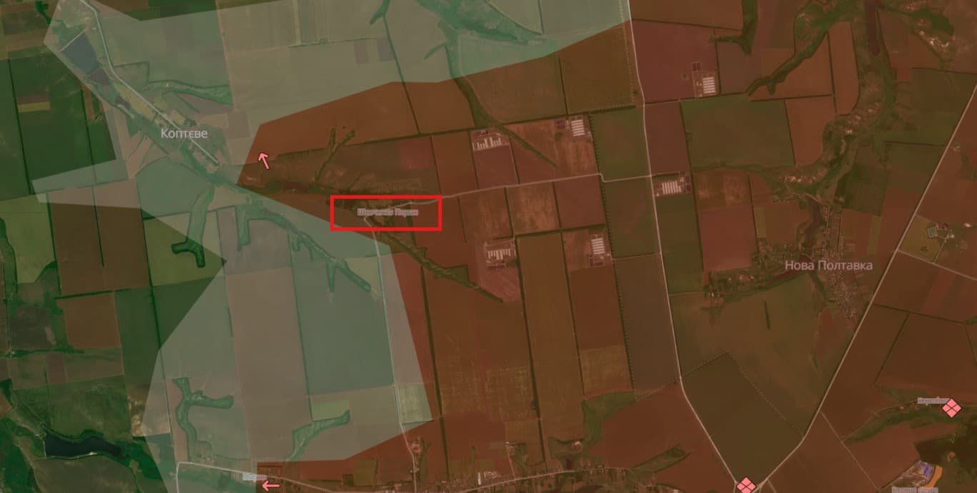 Шевченко Перше, deepstatemap.live