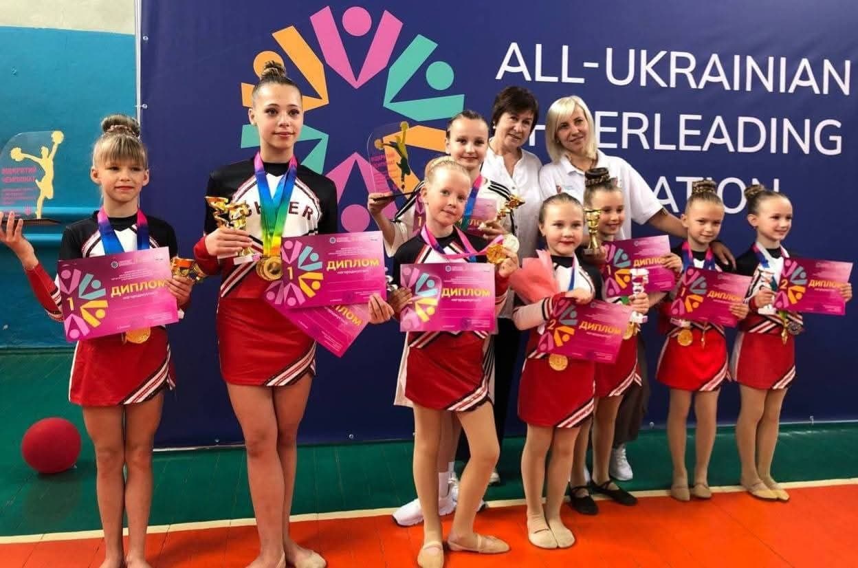 Спортсмени Покровської громади здобули перемоги на змаганнях з чирлідингу