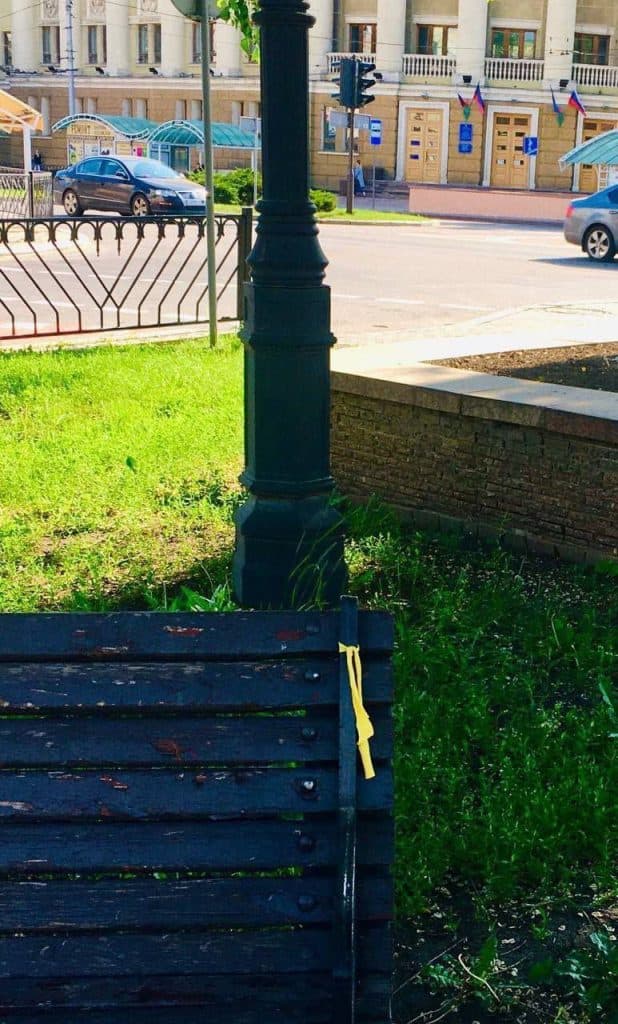 Символы сопротивления продолжают появляются в оккупированном Донецке