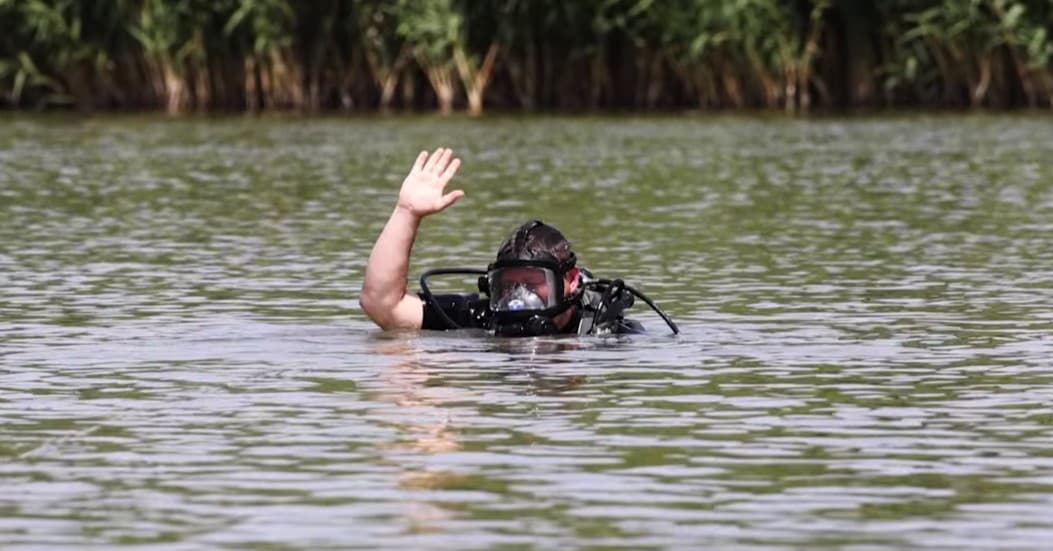 У Білозерській громаді у водоймі виявили майже 50 вибухонебезпечних предметів