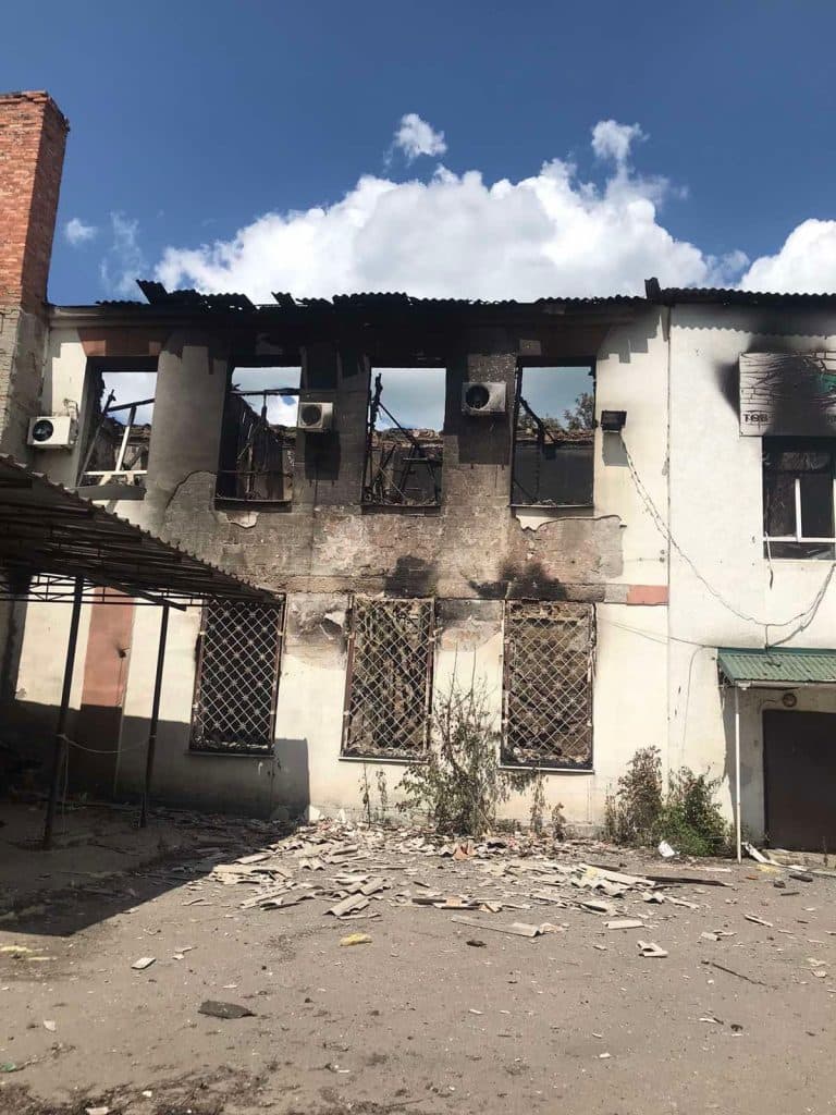 Сгорела дотла Вторая Покровская нотариальная контора
