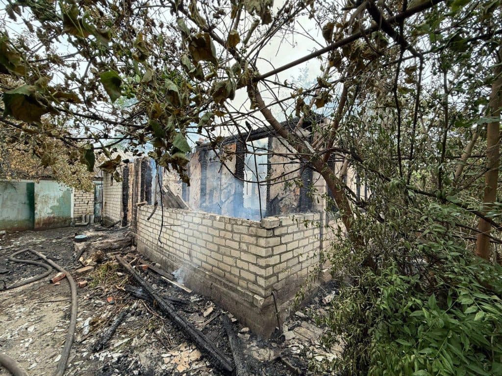 обстрелы донетчины