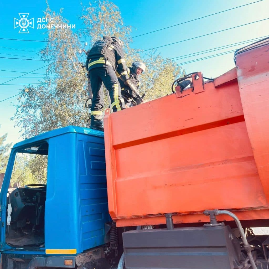 пожежі на Донеччині