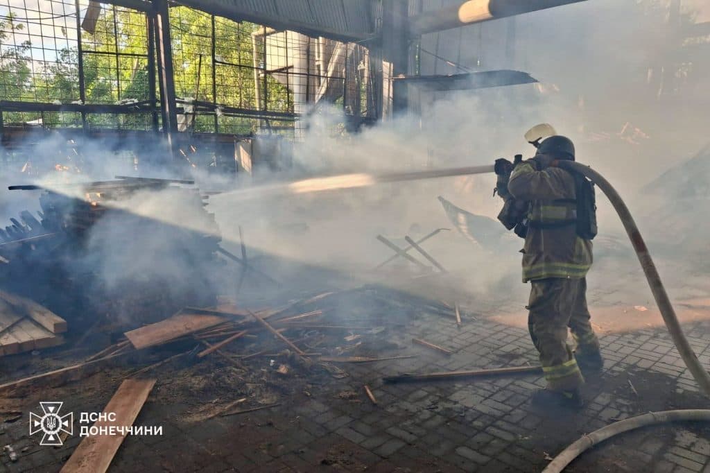 пожежі на Донеччині