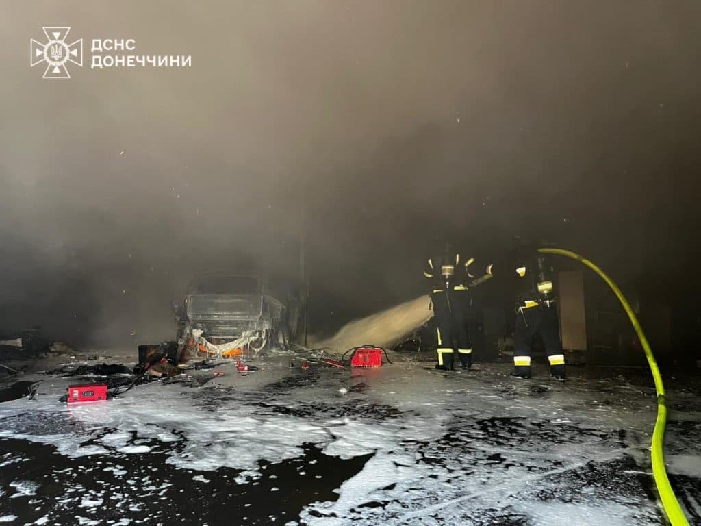 пожары в Донецкой области