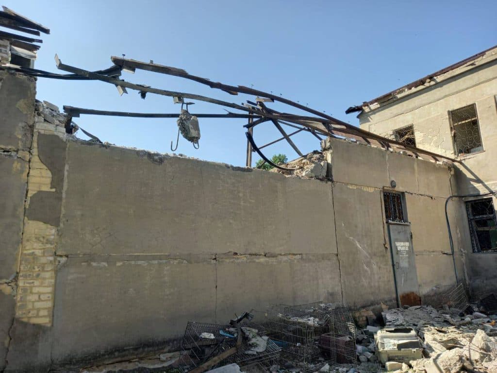 зруйнована держветлікарня у краматорську