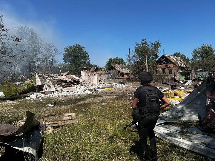 Фото з архіву голови Костянтинівської МВА <a href="https://www.facebook.com/sergij.gorbunov.197981?__tn__=-UC*F">Сергія Горбунова</a>, наслідки обстрілів у Костянтинвці