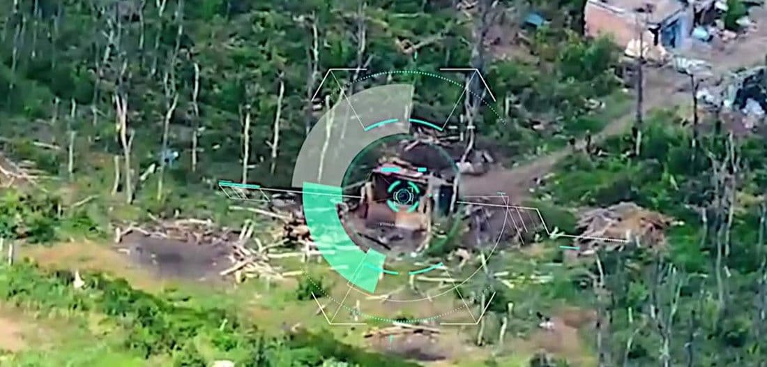 Скриншот з відео Луганського прикордонного загону