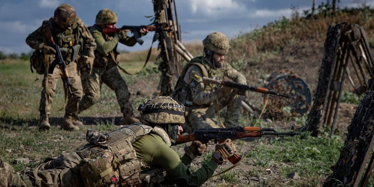 Українські захисники. Фото: 108 ОБр ТрО