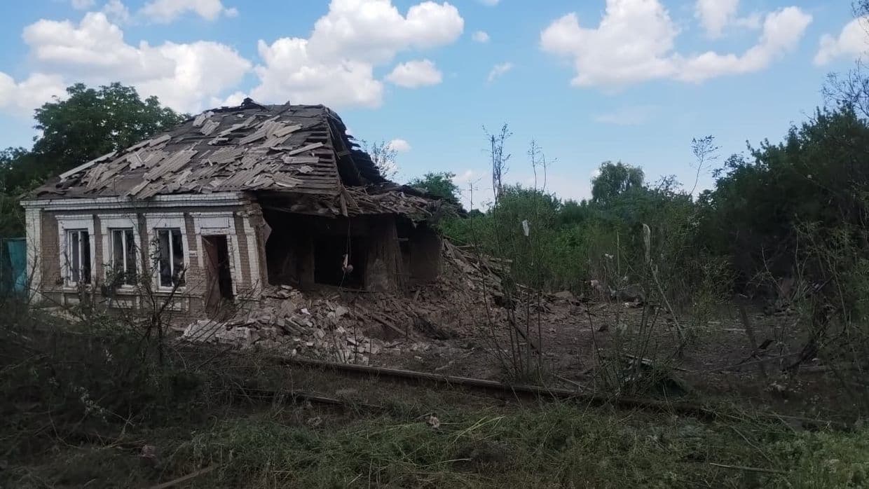 Наслідки російського авіаудару по Костянтинівці 21 липня. Фото: Facebook/Сергій Горбунов