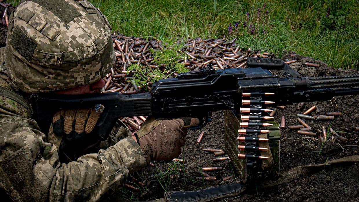 Кулеметник. Фото: 25 окрема повітрянодесантна Січеславська бригада