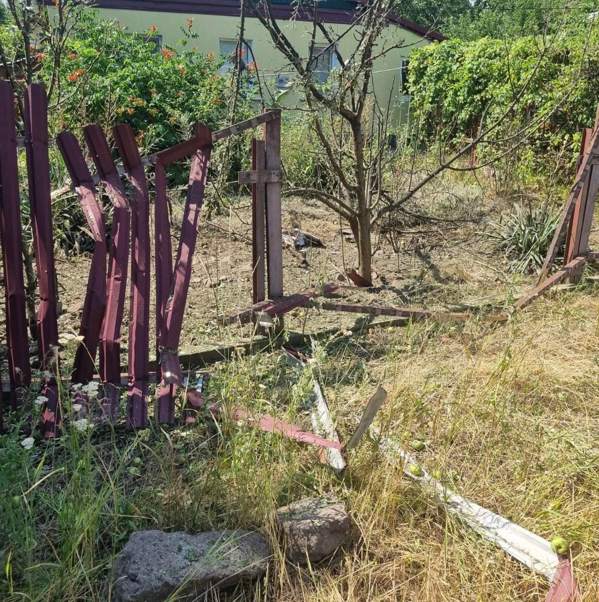 Наслідки атаки російського БпЛА на Краматорськ. Фото: Facebook/Олександр Гончаренко