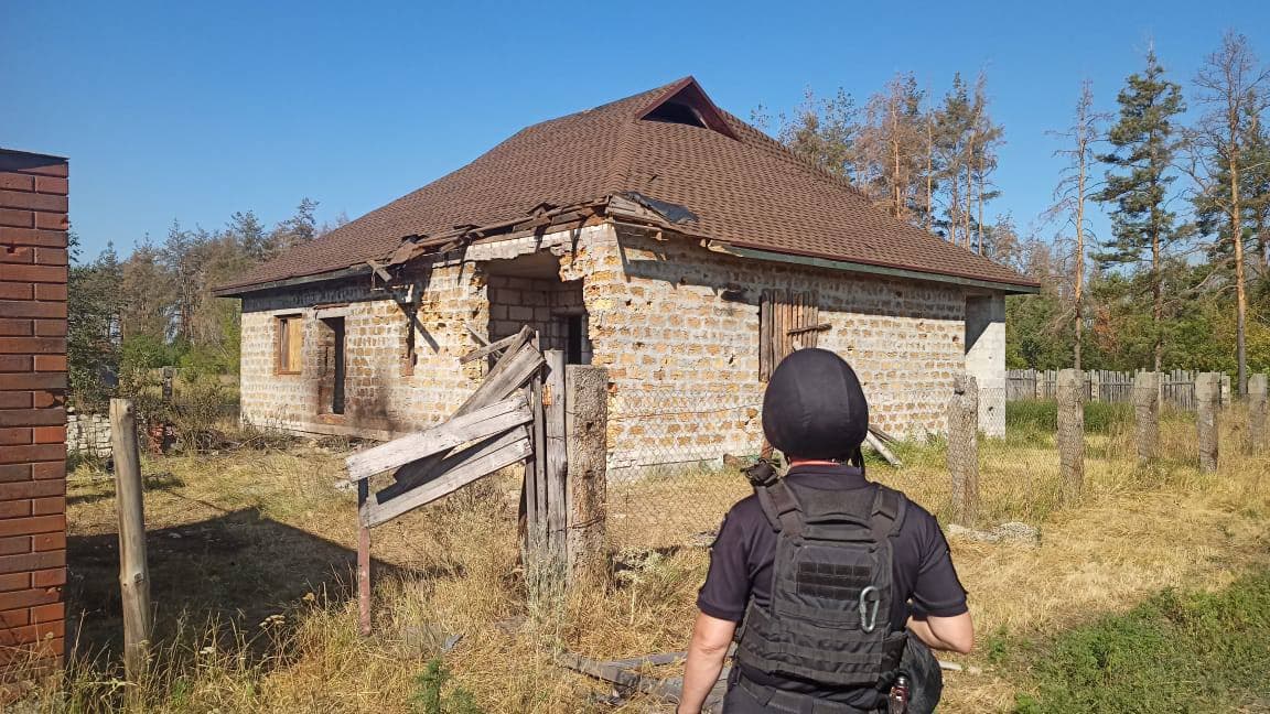 Последствия российских обстрелов Донетчины 29 июля. Фото: Facebook/Вадим Филашкин