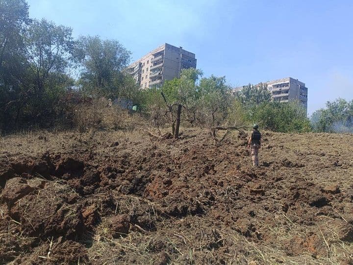 Наслідки російських авіаударів по Костянтинівці 29 липня. Фото: Facebook/Сергій Горбунов