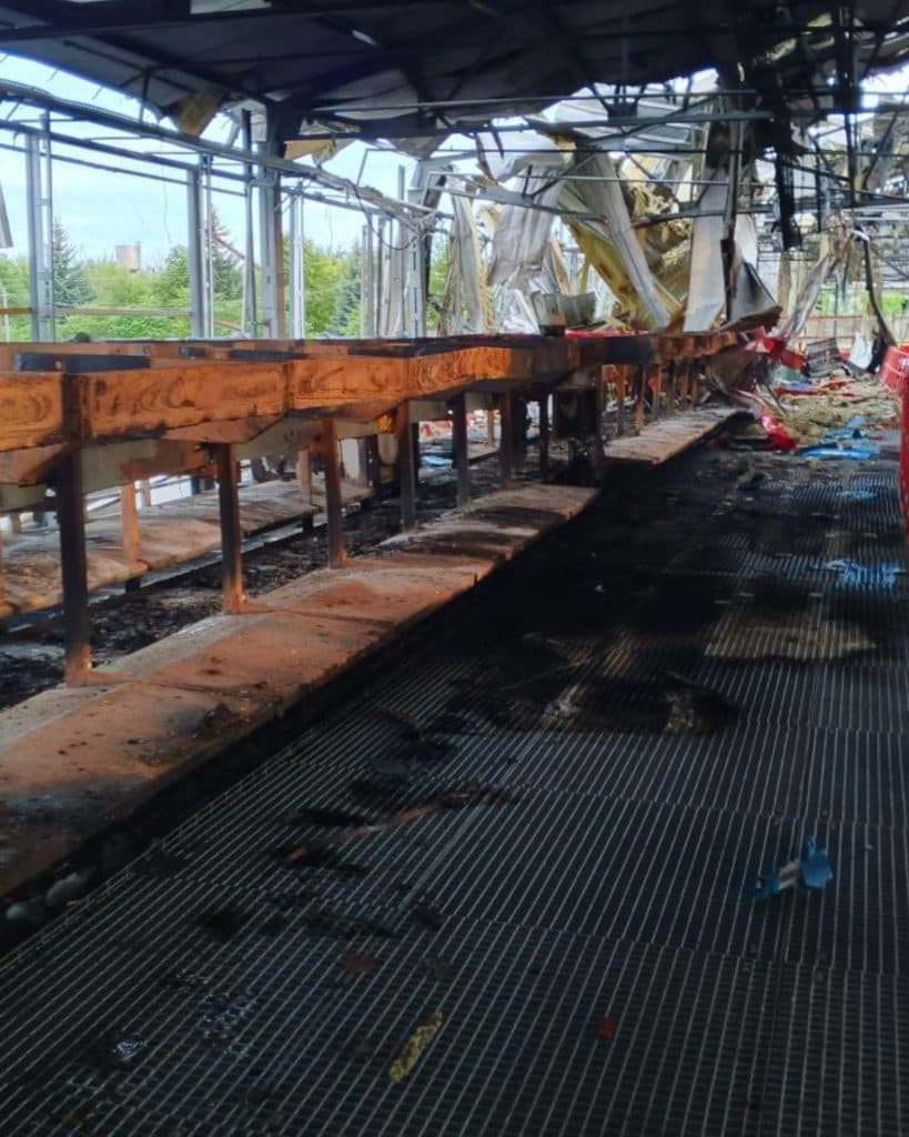 Знищено термінал Нової пошти у Слов'янську внаслідок влучання «шахедів