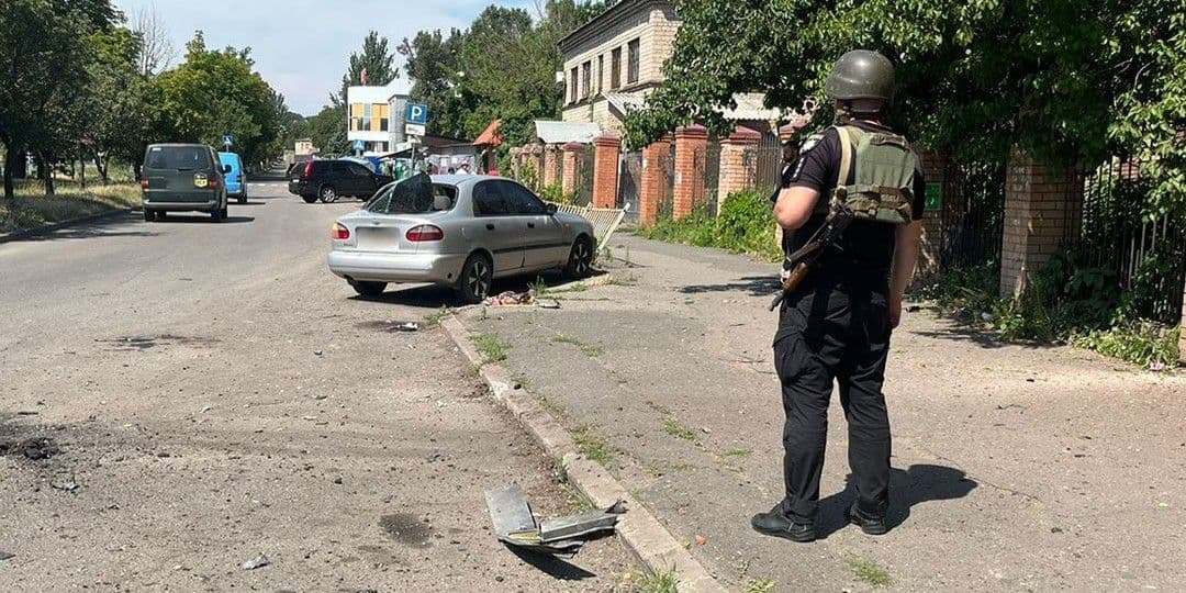 Наслідки обстрілів Краматорська 17 липня. Фото: Поліція Донеччини