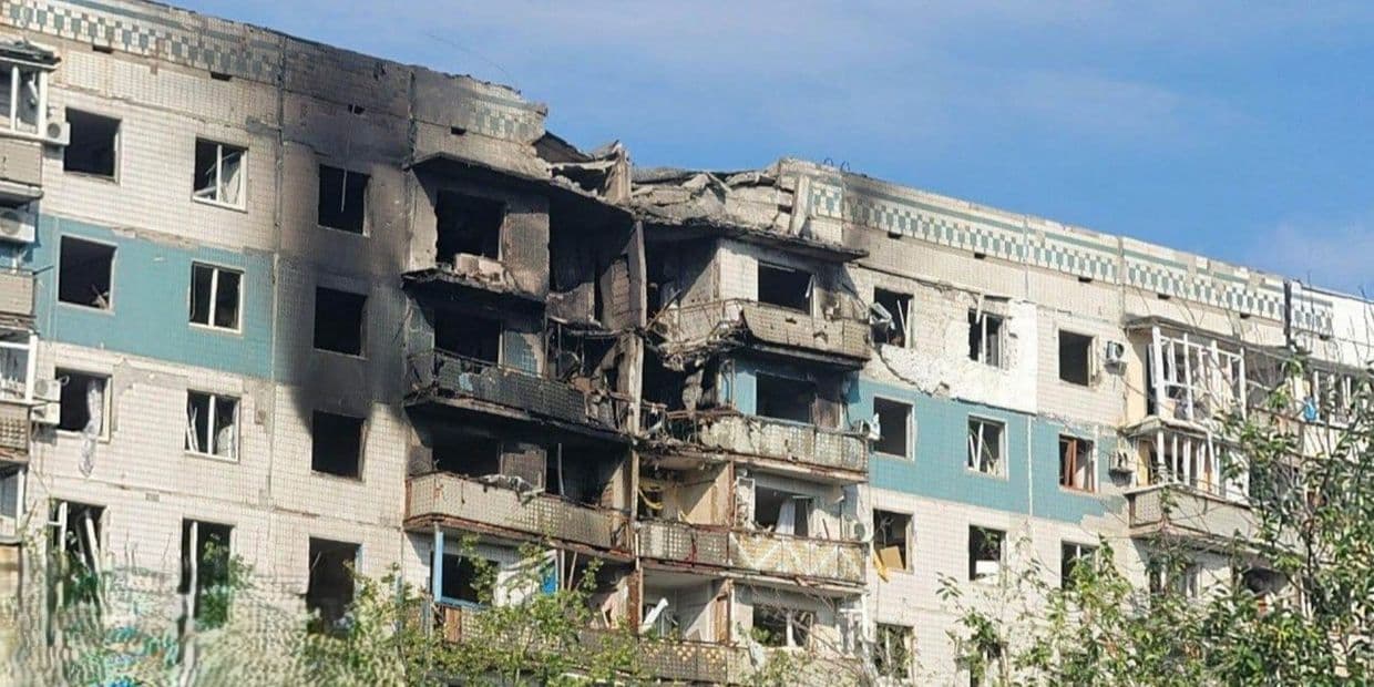 Наслідки російських авіаударів 22 липня. Фото: Прокуратура Донеччини