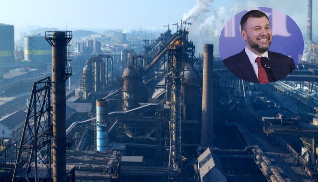 <em>Колаж Східного варіанту. У невизнаній "днр" загарбники продовжують розбирати заводи і прийняли "транзит" металобрухту</em>