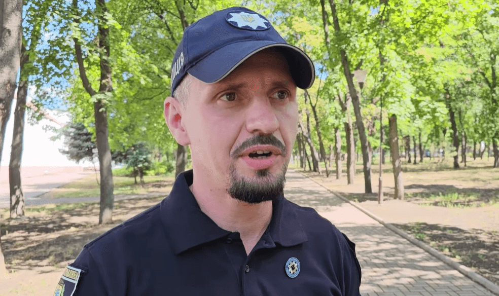 <em>Василь Будовський. Скриншот з відео поліції Донеччини</em>