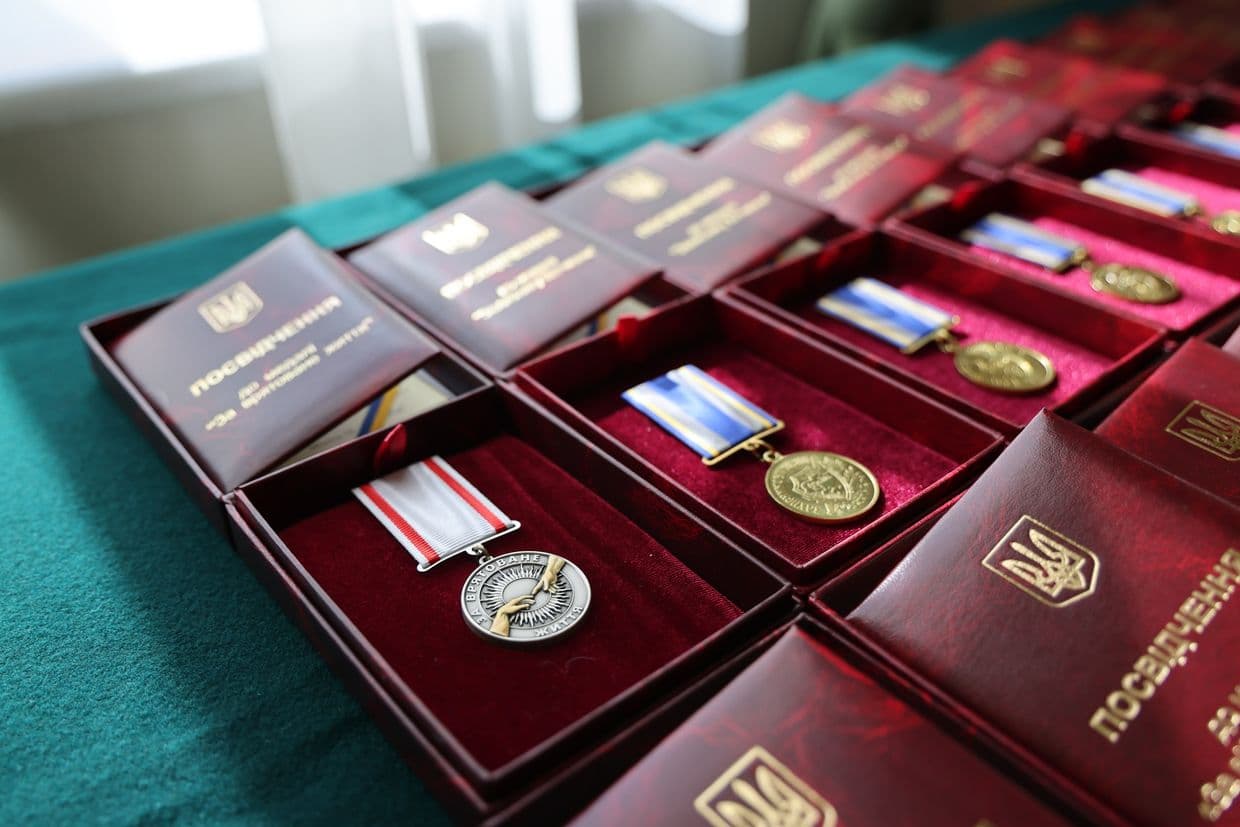 <em>Награждение пограничников Луганского отряда. Фото: 3-й пограничный отряд им. Героя Украины полковника Евгения Пикуса</em>