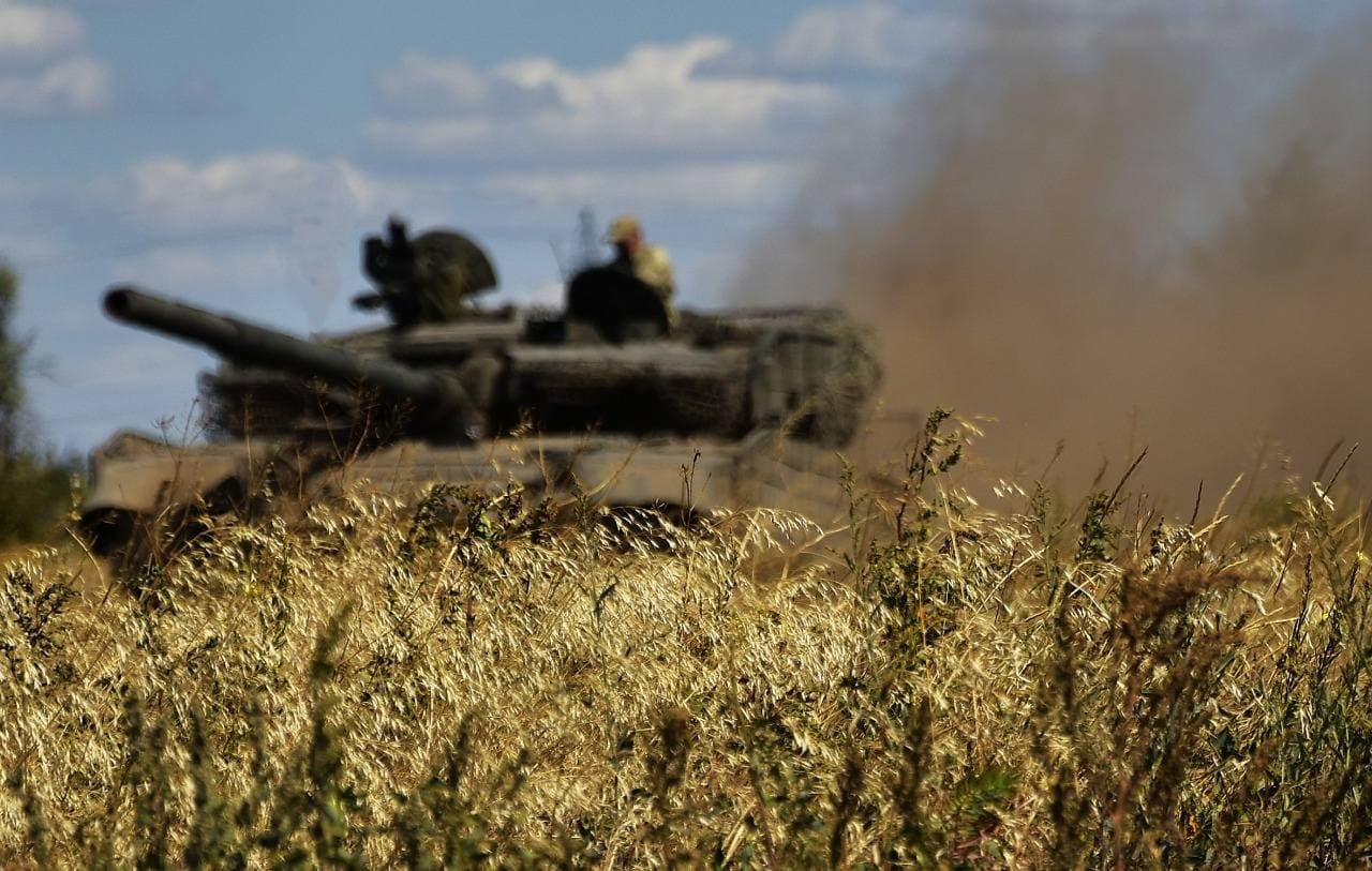 <em>Український танк. Фото: Генштаб ЗСУ</em>