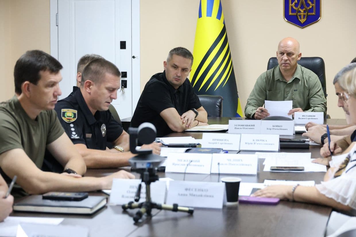 <em>Заседание Совета обороны Донетчины. Фото: Facebook/Вадим Филашкин</em>