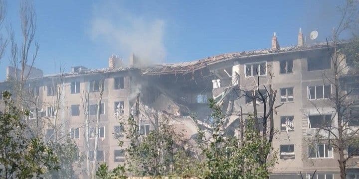 <em>Наслідки російських авіаударів по Костянтинівці 19 серпня. Фото: Facebook/Сергій Горбунов</em>