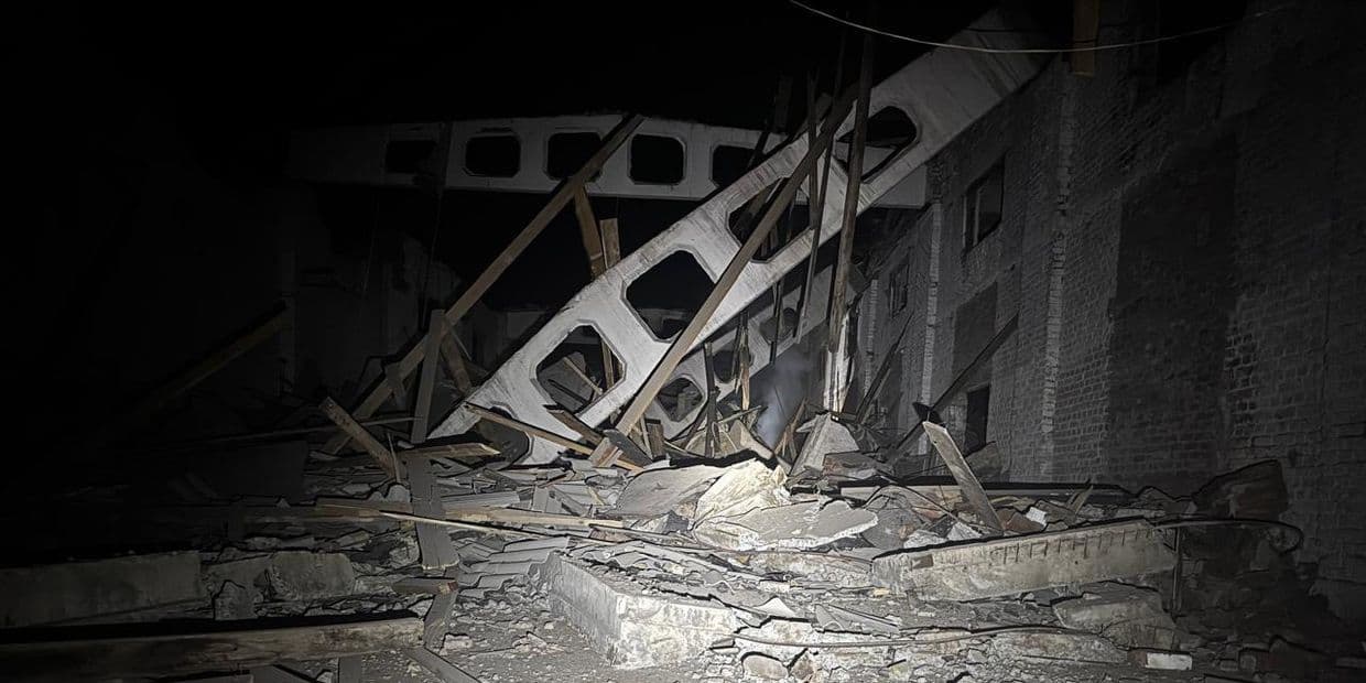 <em>Последствия российского удара по Славянску 19 августа. Фото: Facebook/Вадим Лях</em>