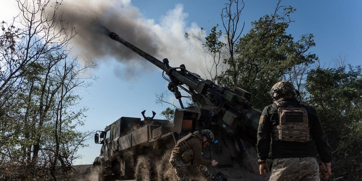 Стреляет САУ. Фото: 148 ОАБр
