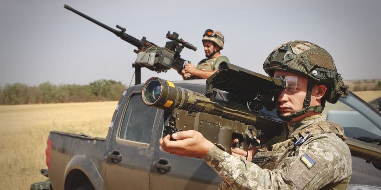 <em>Украинские защитники. Фото зенитной ракетной Херсонской бригады</em>