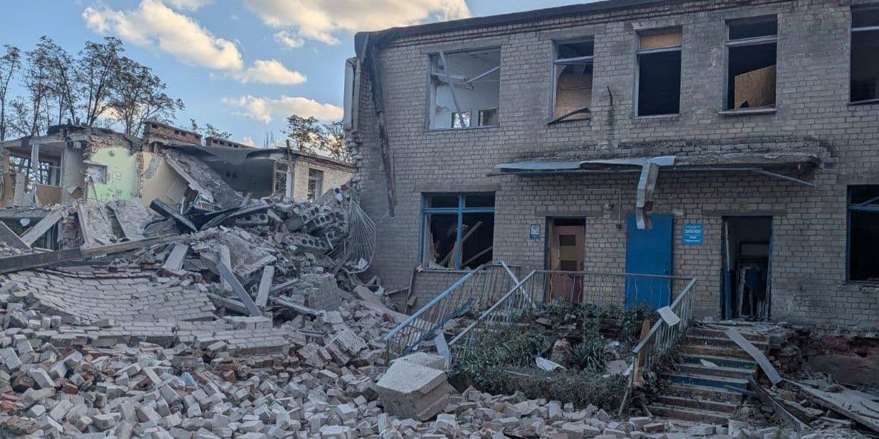 <em>Последствия российских обстрелов Донетчины 27 августа. Фото: Facebook/Вадим Филашкин</em>