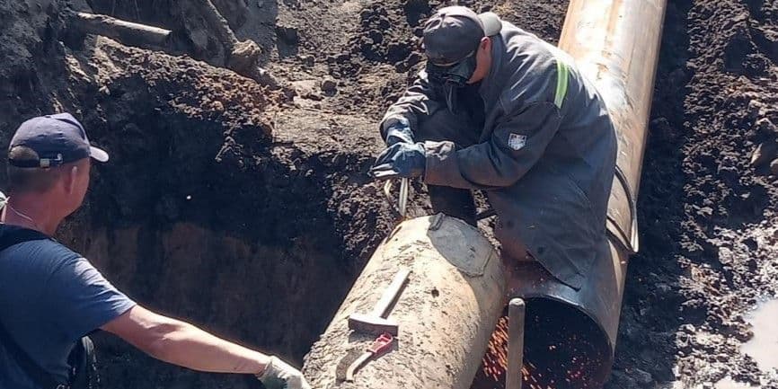 <em>Працівники в окупованому Лисичанську. Фото з відкритих джерел</em>