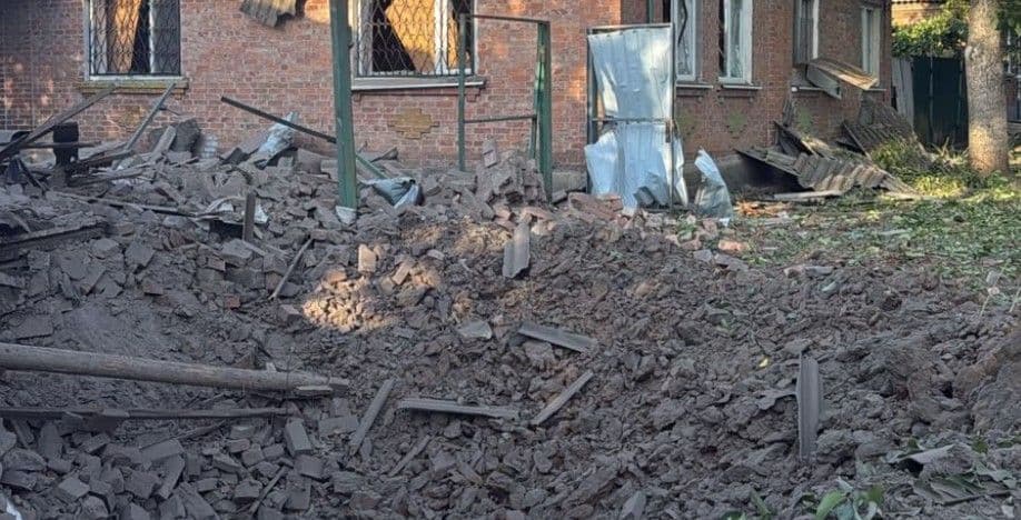 <em>Наслідки російського удару по Слов'янську 24 вересня 2025 року. Фото: Facebook/Вадим Лях</em>