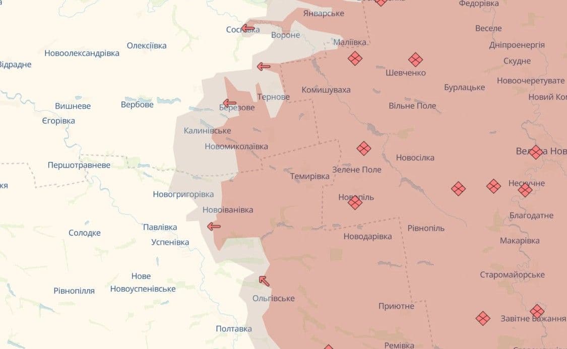 <em>Фото: deepstatemap.live станом на 26 вересня 2025 року</em>