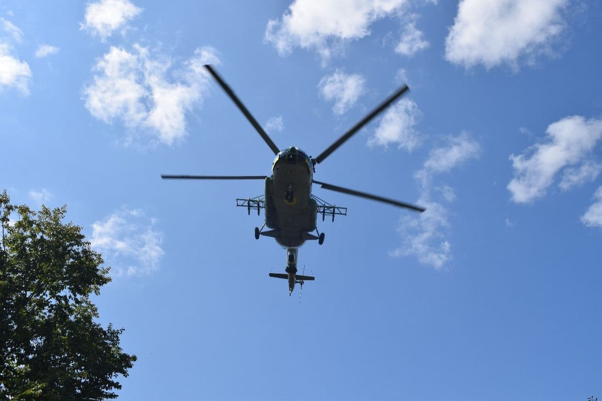 <em>Український гелікоптер. Фото: Командування Повітряних Сил ЗСУ</em>