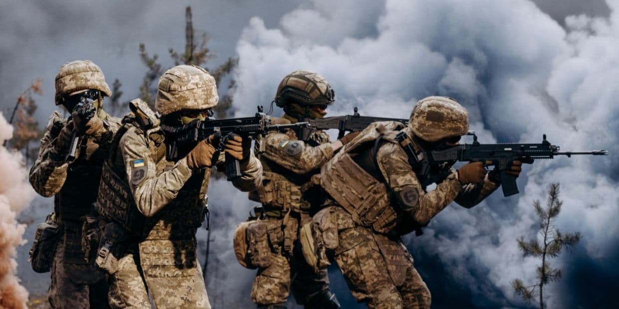 <em>Украинские защитники. Фото: 92 ОШБр</em>