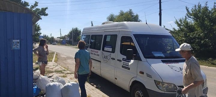 <em>Евакуація з Костянтинівської громади 3 серпня 2025 року. Фото: Костянтинівська МВА</em>