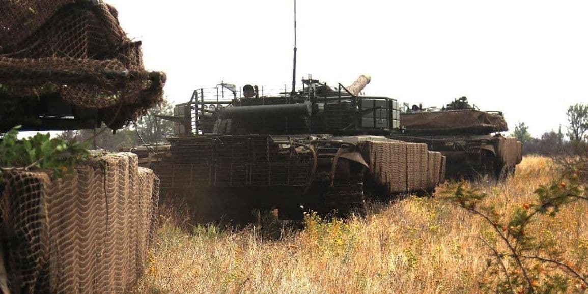 <em>Українські танки. Фото комунікаційного підрозділу ОК "Південь"</em>