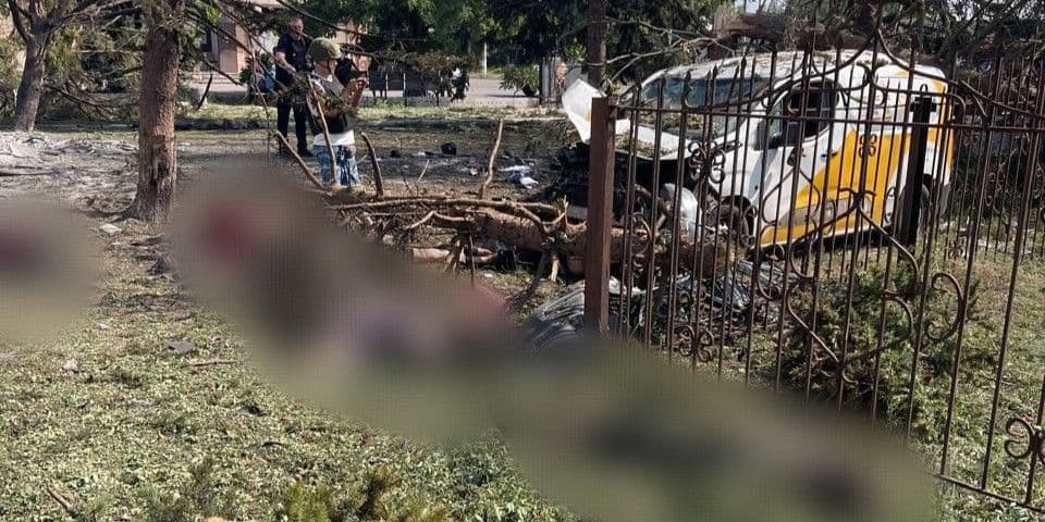 <em>Наслідки російського удару по Яровій. Фото: Facebook/Вадим Філашкін</em>