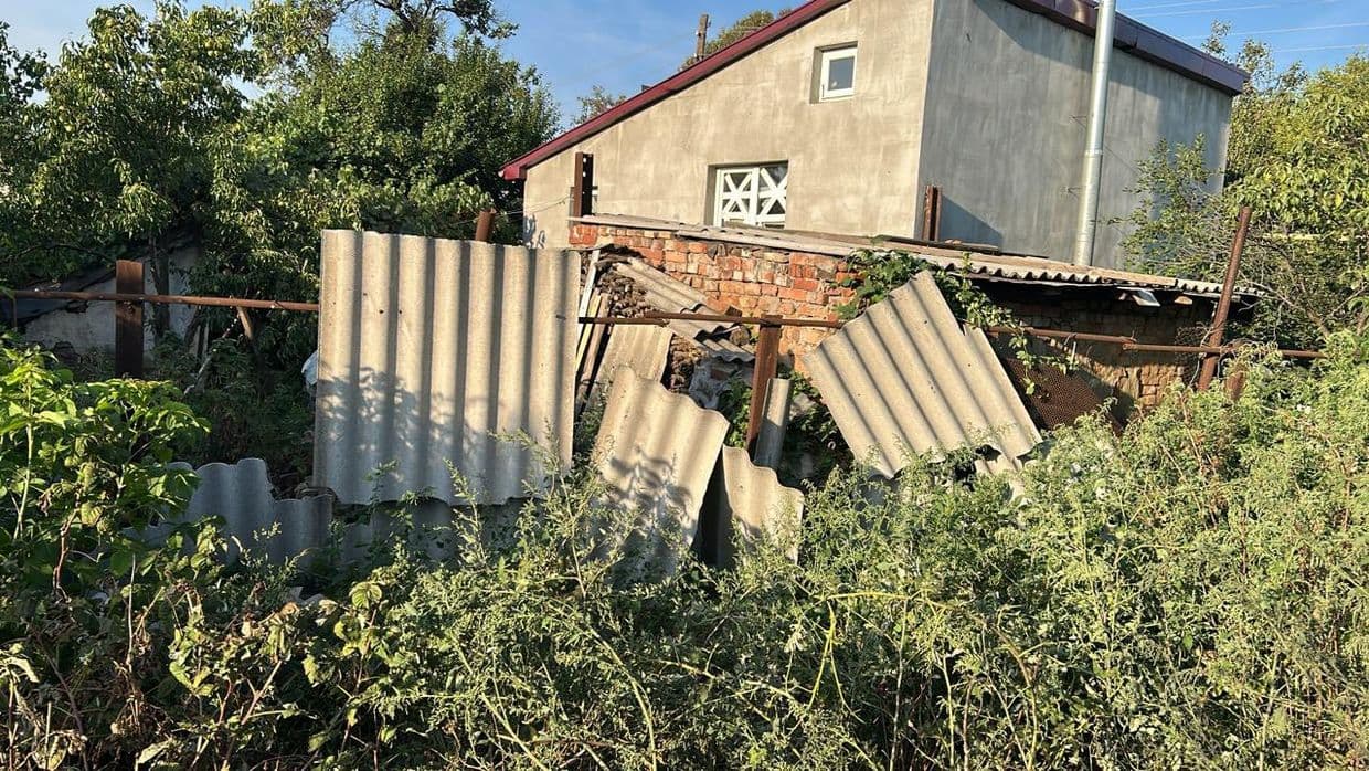 <em>Наслідки російського удару по Слов'янську 9 вересня 2025 року. Фото: Facebook/Вадим Лях</em>